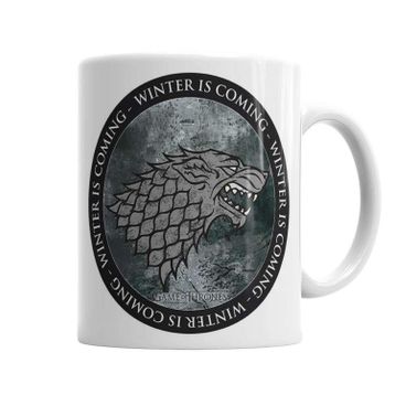 Baskı Dükkanı KB411 Game Of Thrones Winterfell Beer Porselen Kupa Bardak