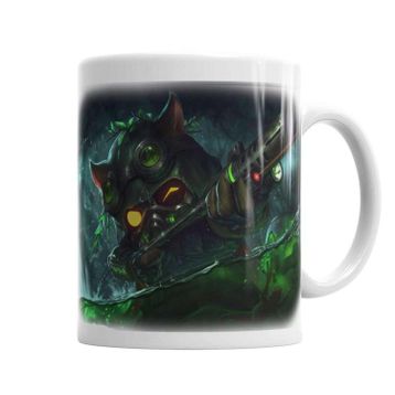 Baskı Dükkanı KB4232 Teemo Porselen Kupa Bardak