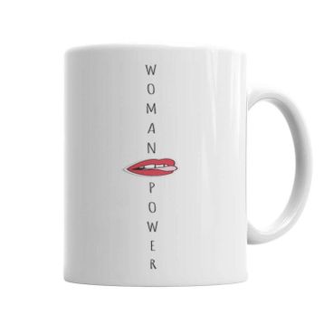 Baskı Dükkanı KB4321 Woman Pwr Porselen Kupa Bardak