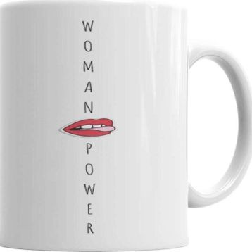 Baskı Dükkanı KB4321 Woman Pwr Porselen Kupa Bardak
