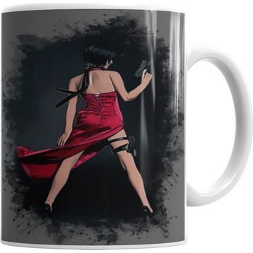 Baskı Dükkanı KB4476 Ada Wong Resident Evil Onesie Porselen Kupa Bardak