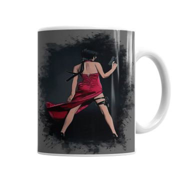 Baskı Dükkanı KB4476 Ada Wong Resident Evil Onesie Porselen Kupa Bardak