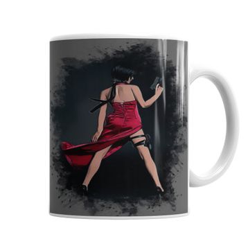 Baskı Dükkanı KB4476 Ada Wong Resident Evil Onesie Porselen Kupa Bardak
