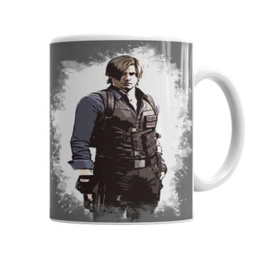 Baskı Dükkanı KB4484 A Tribute To Leon Kennedy Onesie Porselen Kupa Bardak