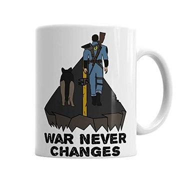 Baskı Dükkanı KB5080 Fallout War Never Changes Porselen Kupa Bardak
