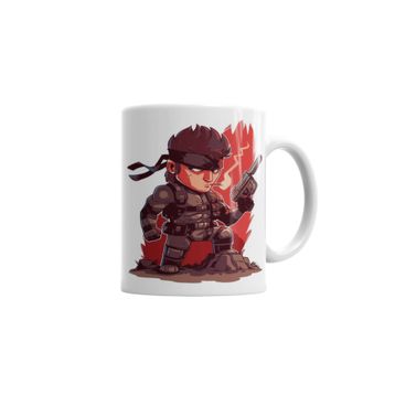 Baskı Dükkanı KB5312 Solid Snake Porselen Kupa Bardak
