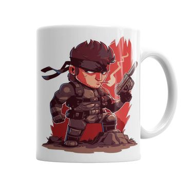 Baskı Dükkanı KB5312 Solid Snake Porselen Kupa Bardak