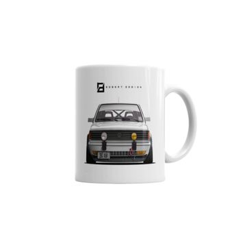 Baskı Dükkanı KB5405 Volkswagen Gol Quadrado Euro Race Style Porselen Kupa Bardak
