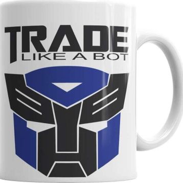 Baskı Dükkanı KB5428 Trade Like A Bot Porselen Kupa Bardak