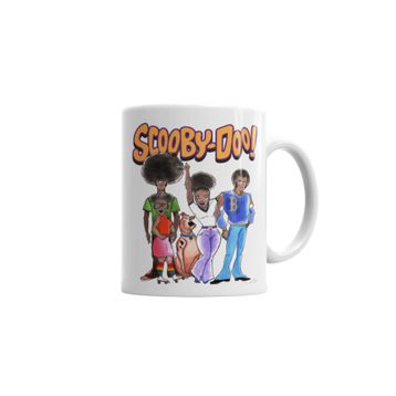 Baskı Dükkanı KB5528 Afro Scooby Exclusıva Do Canario Bastardo Porselen Kupa Bardak