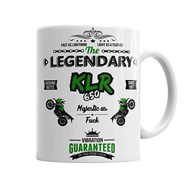 Baskı Dükkanı KB602 Kawasaki Klr650 Off Road Porselen Kupa Bardak