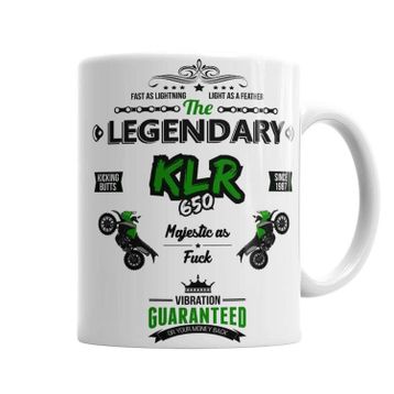 Baskı Dükkanı KB602 Kawasaki Klr650 Off Road Porselen Kupa Bardak