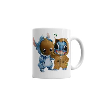 Baskı Dükkanı KB6130 Groot E Stitch Porselen Kupa Bardak