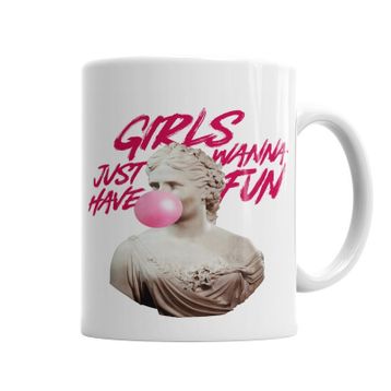 Baskı Dükkanı KB6143 Gorillaz Girls Just Wanna Have Fun Porselen Kupa Bardak