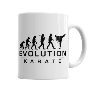 Baskı Dükkanı KB6221 Karate Evolution Porselen Kupa Bardak