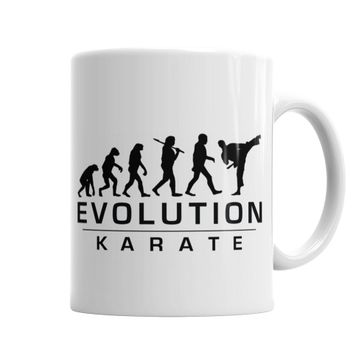 Baskı Dükkanı KB6221 Karate Evolution Porselen Kupa Bardak
