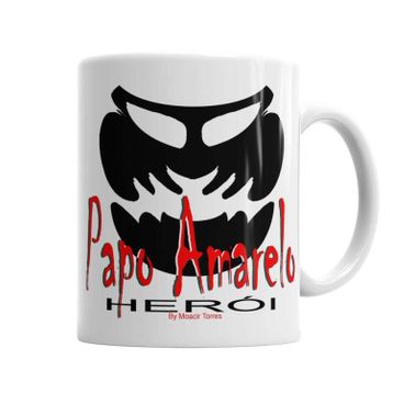 Baskı Dükkanı KB6536 Papo Amarelo Heroi Porselen Kupa Bardak