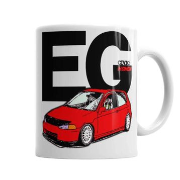 Baskı Dükkanı KB692 Honda Civic Eg Porselen Kupa Bardak