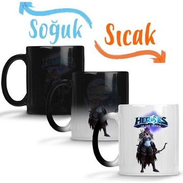 Baskı Dükkanı KB699 Heroes Of The Storm Sylvanas Porselen Kupa Bardak