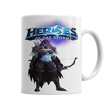Baskı Dükkanı KB699 Heroes Of The Storm Sylvanas Porselen Kupa Bardak