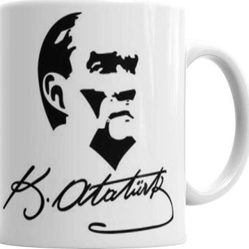 Baskı Dükkanı KB7016 Atatürk Egemenlik Kayıtsız Şartsız Milletindir Kupa Bardak