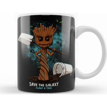 Baskı Dükkanı KB7572 Baby Groot Plant A Tree Porselen Kupa Bardak