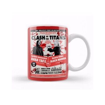 Baskı Dükkanı KB8416 Fight Clash Of Titans Porselen Kupa Bardak