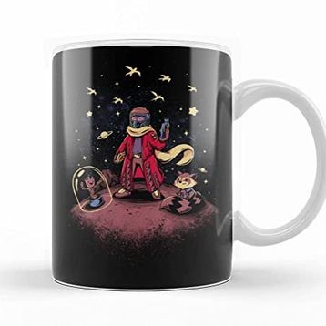 Baskı Dükkanı KB8672 Groot Baby Groot Little Prince Porselen Kupa Bardak