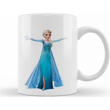 Baskı Dükkanı KB9258 Elsa Hans Frozen Anna Porselen Kupa Bardak