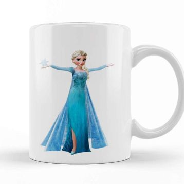 Baskı Dükkanı KB9258 Elsa Hans Frozen Anna Porselen Kupa Bardak
