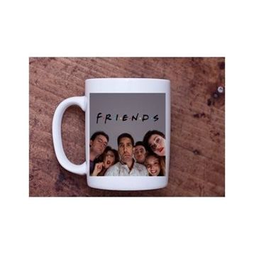 Baskı Dükkanı KB9399 Friends Friends Friends Porselen Kupa Bardak