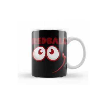 Baskı Dükkanı KB9703 Red Ball 4 Smile Long Sleeve Porselen Kupa Bardak