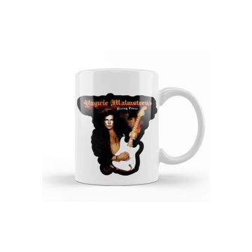 Baskı Dükkanı KB9886 Yngwie Malmsteen Rising Force Porselen Kupa Bardak