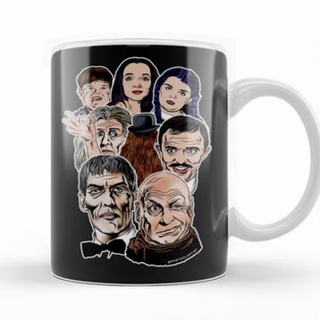 Baskı Dükkanı KB9899 Addams Family Forever Porselen Kupa Bardak