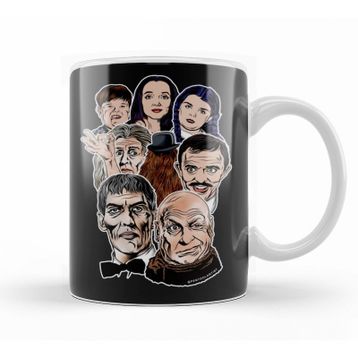 Baskı Dükkanı KB9899 Addams Family Forever Porselen Kupa Bardak