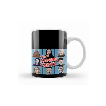 Baskı Dükkanı KB9900 Addams Family Heres A Story Porselen Kupa Bardak