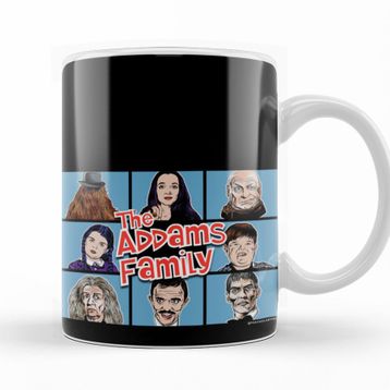 Baskı Dükkanı KB9900 Addams Family Heres A Story Porselen Kupa Bardak