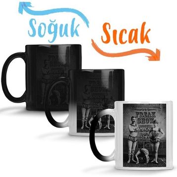 Baskı Dükkanı KB9929 America Horro Story Freak Show Porselen Kupa Bardak