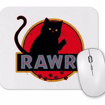 Baskı Dükkanı Kedi Cat Rawr Mouse Pad