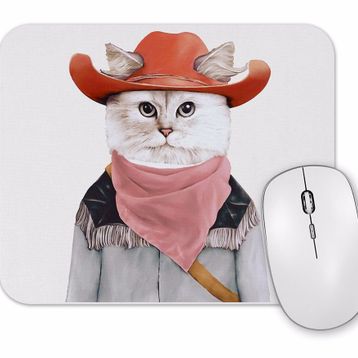 Baskı Dükkanı Kedi Rodeo Cat Mouse Pad