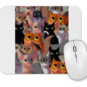 Baskı Dükkanı Kediler Lotsa Cats Mouse Pad