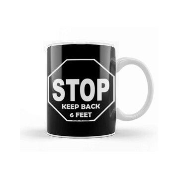 Baskı Dükkanı Keep Back Stop Keep Back 6 Feet Kupa