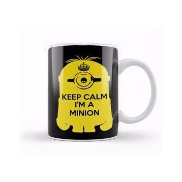 Baskı Dükkanı Keep Calm I am a Minion Kupa
