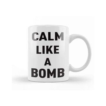 Baskı Dükkanı Keep Calm Like a Bomb Kupa