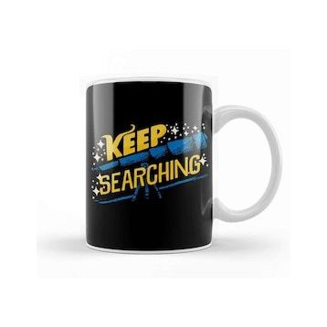 Baskı Dükkanı Keep Searching Cute Science Telescope Astronomy Kupa