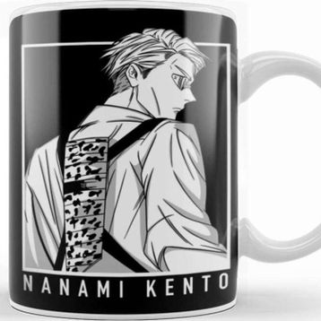 Baskı Dükkanı Kento Nanami Black Panel Kupa