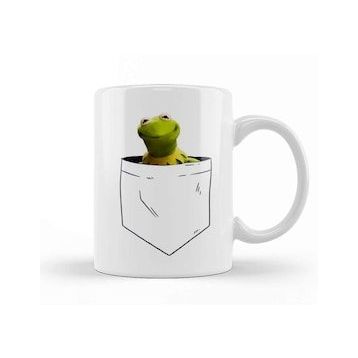 Baskı Dükkanı Kermit Breastpocket Kupa