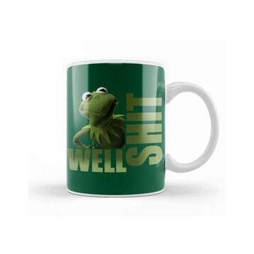 Baskı Dükkanı Kermit Well Shit Kupa
