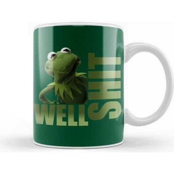 Baskı Dükkanı Kermit Well Shit Kupa