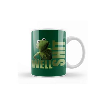 Baskı Dükkanı Kermit Well Shit Kupa
